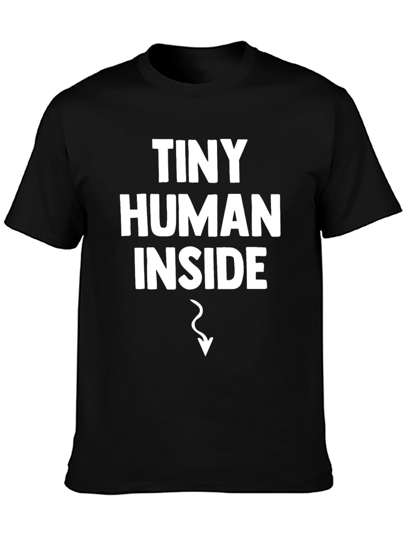 Funny Pregnancy Announcement T-Shirt - Tiny Human Inside