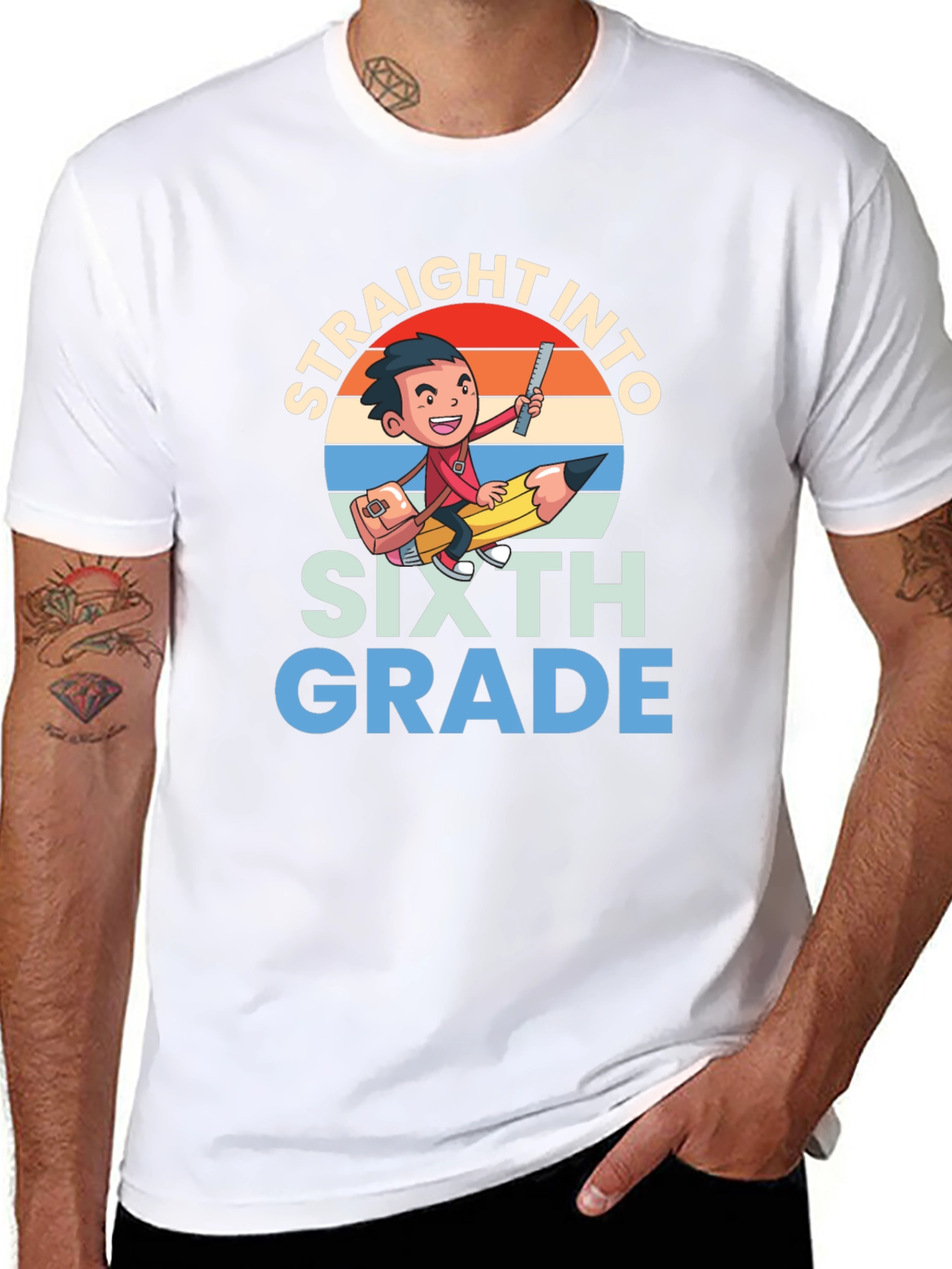 Straight Into Sixth Grade T-Shirt