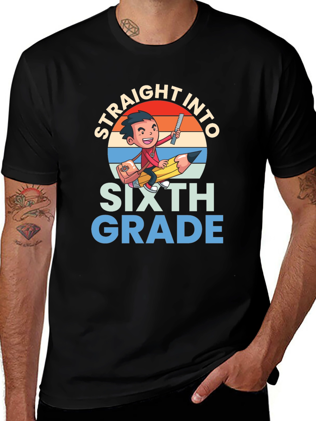Straight Into Sixth Grade T-Shirt