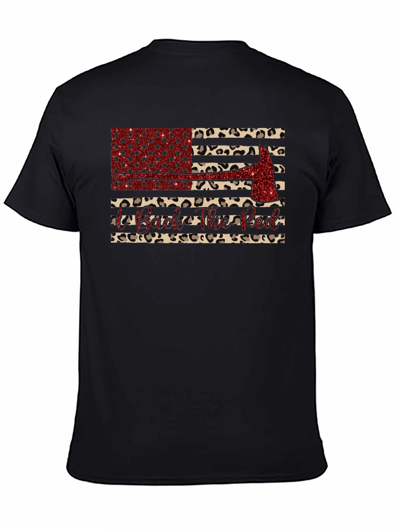 Firefighter Leopard Print T-Shirt