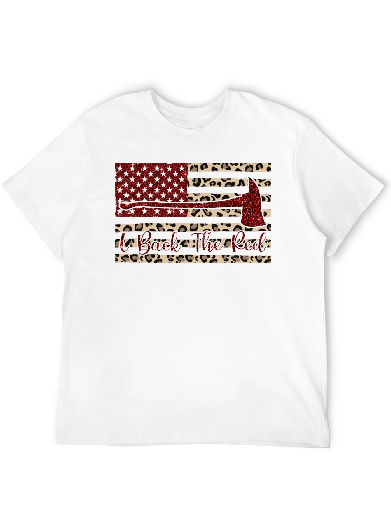 Firefighter Leopard Print T-Shirt