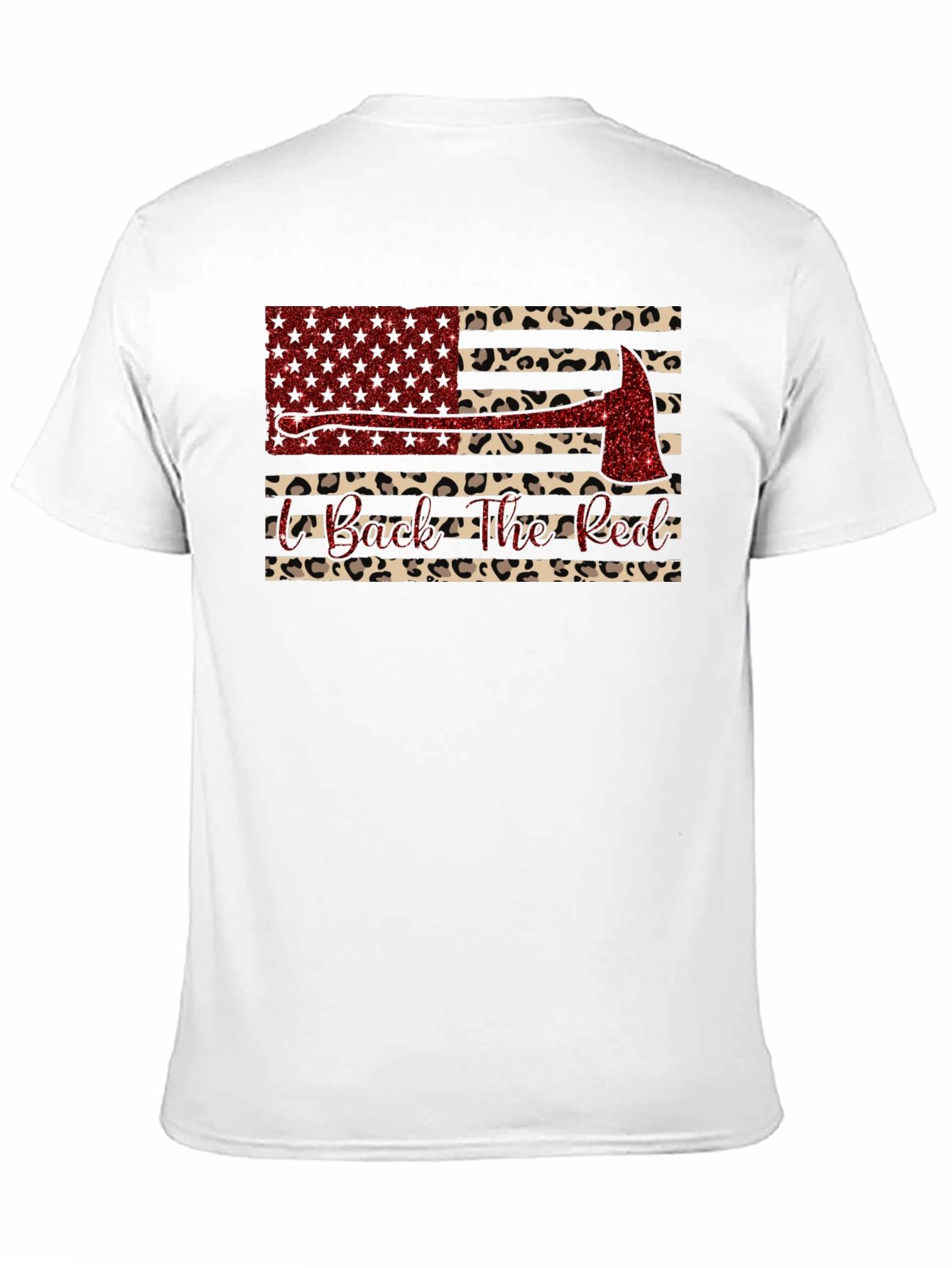Firefighter Leopard Print T-Shirt