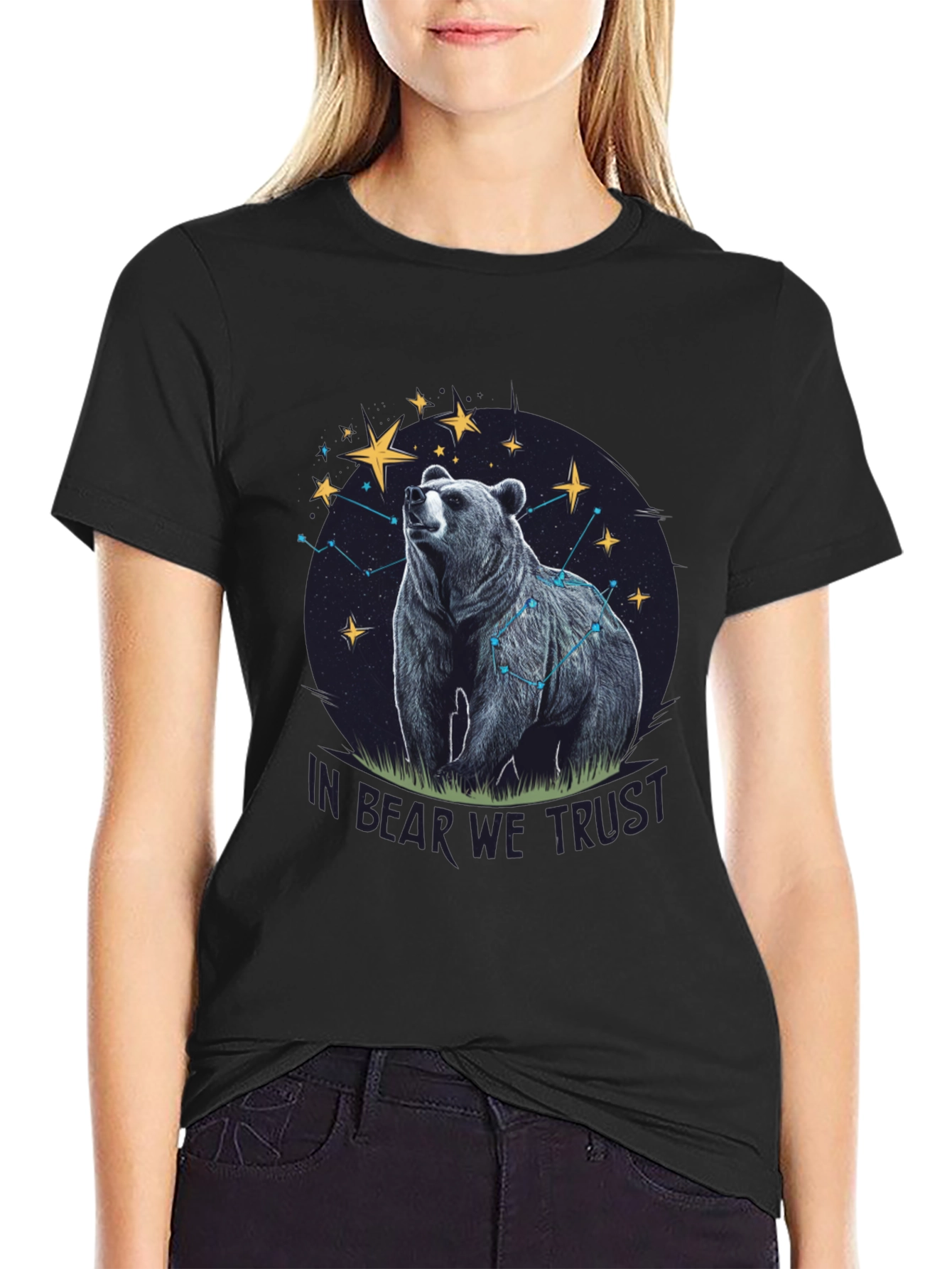 In Bear We Trust T-Shirt - Black