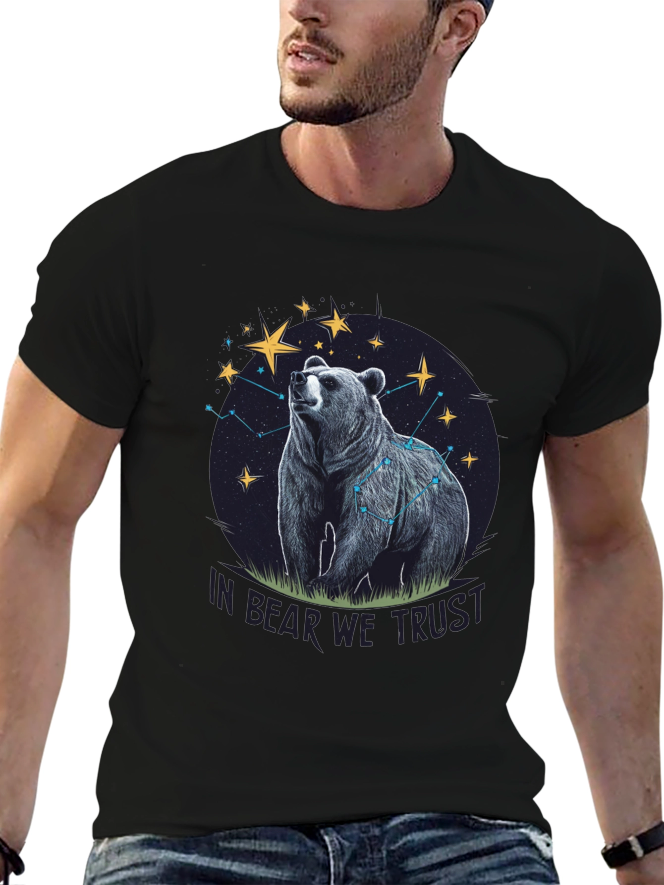 In Bear We Trust T-Shirt - Black