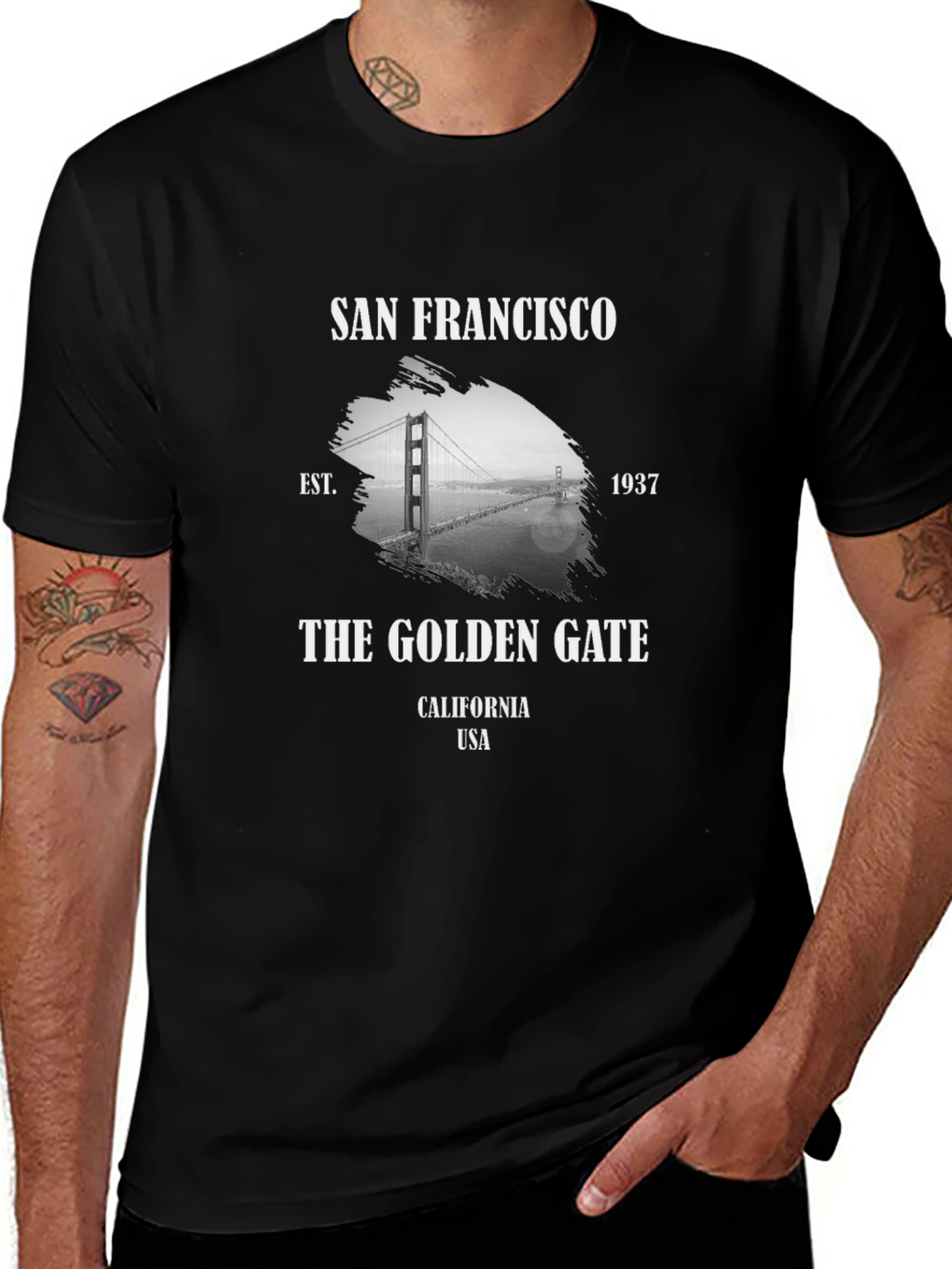 San Francisco Golden Gate Bridge Graphic Tee
