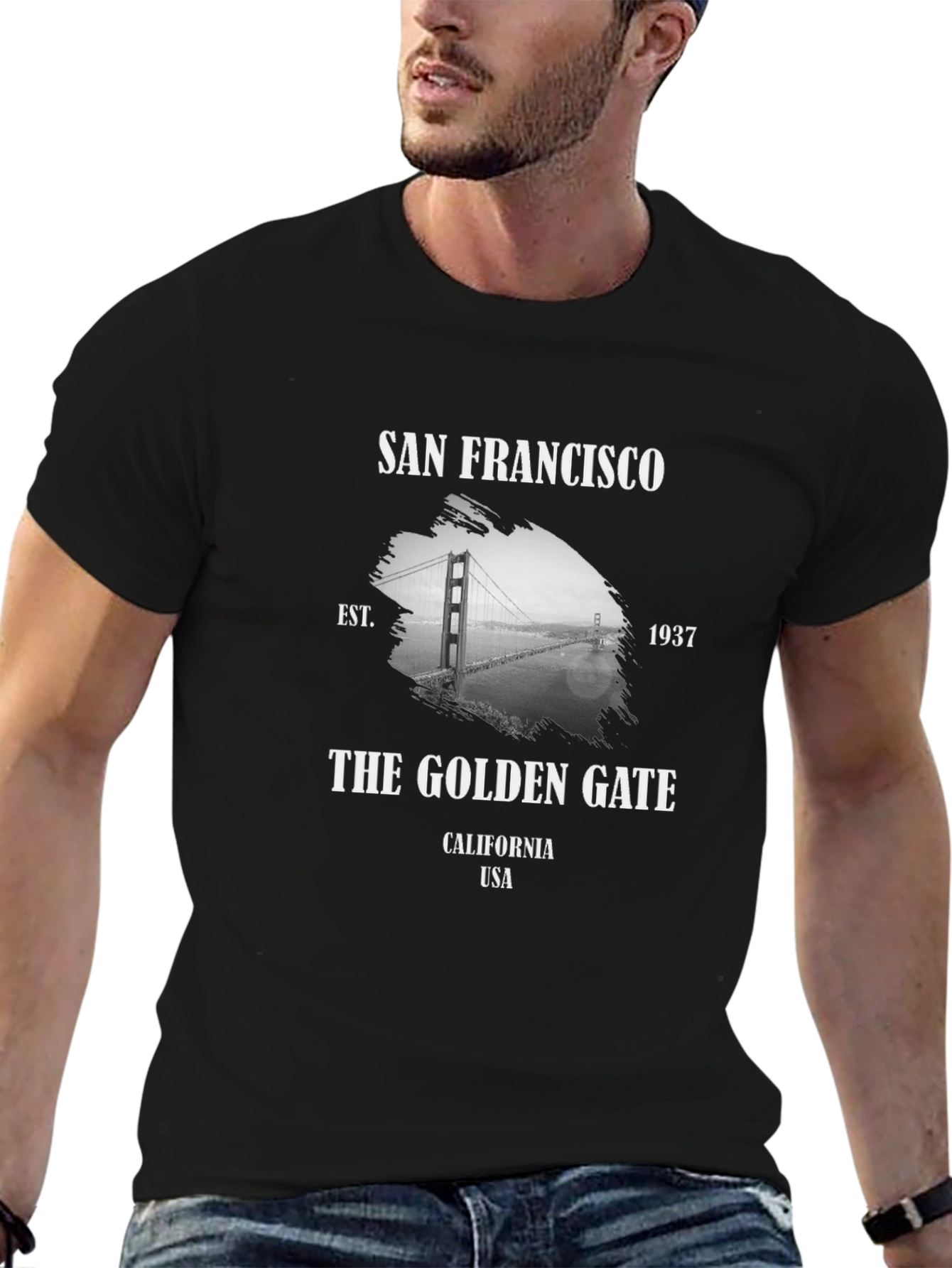 San Francisco Golden Gate Bridge Graphic Tee