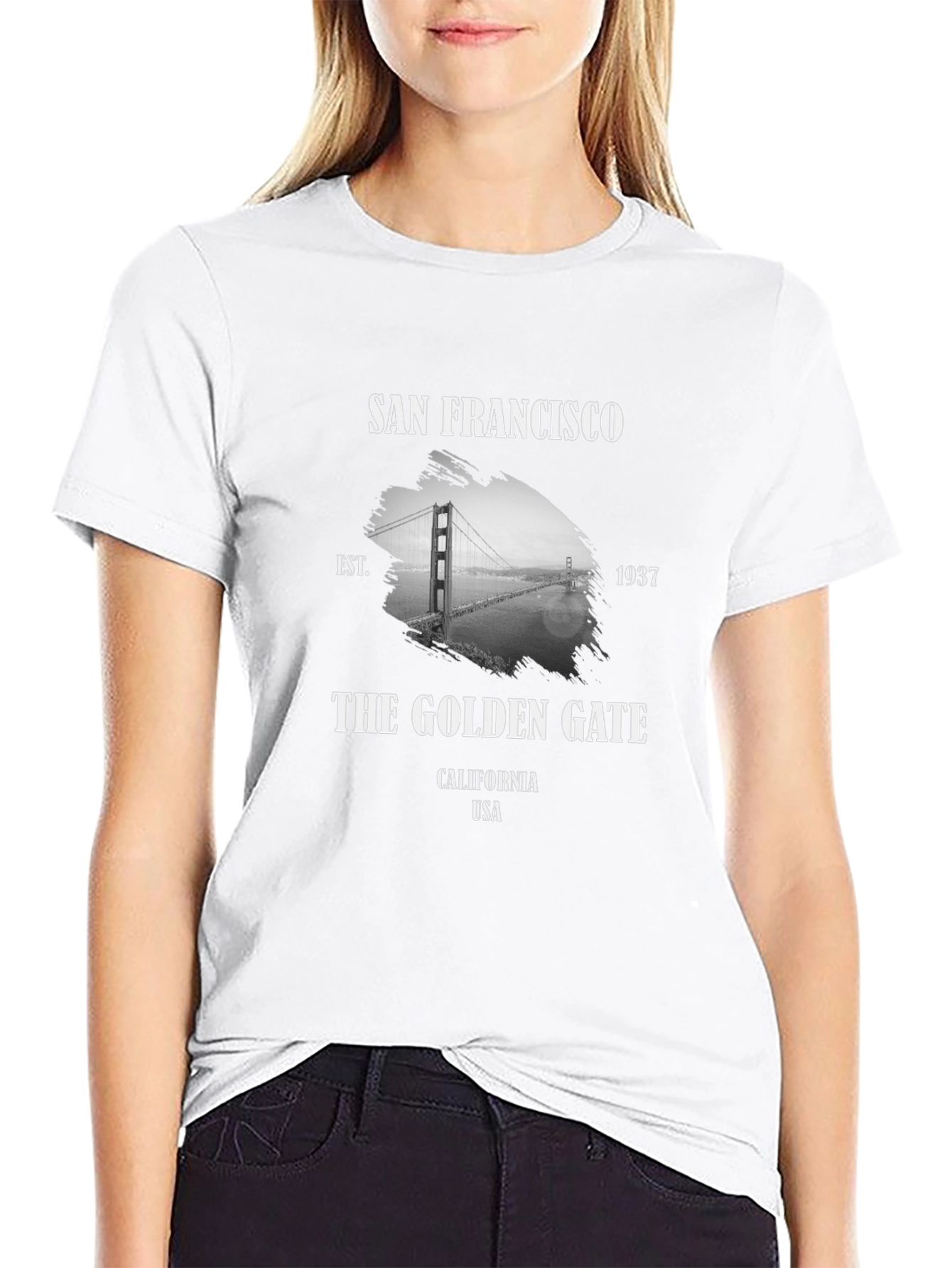 San Francisco Golden Gate Bridge Graphic Tee