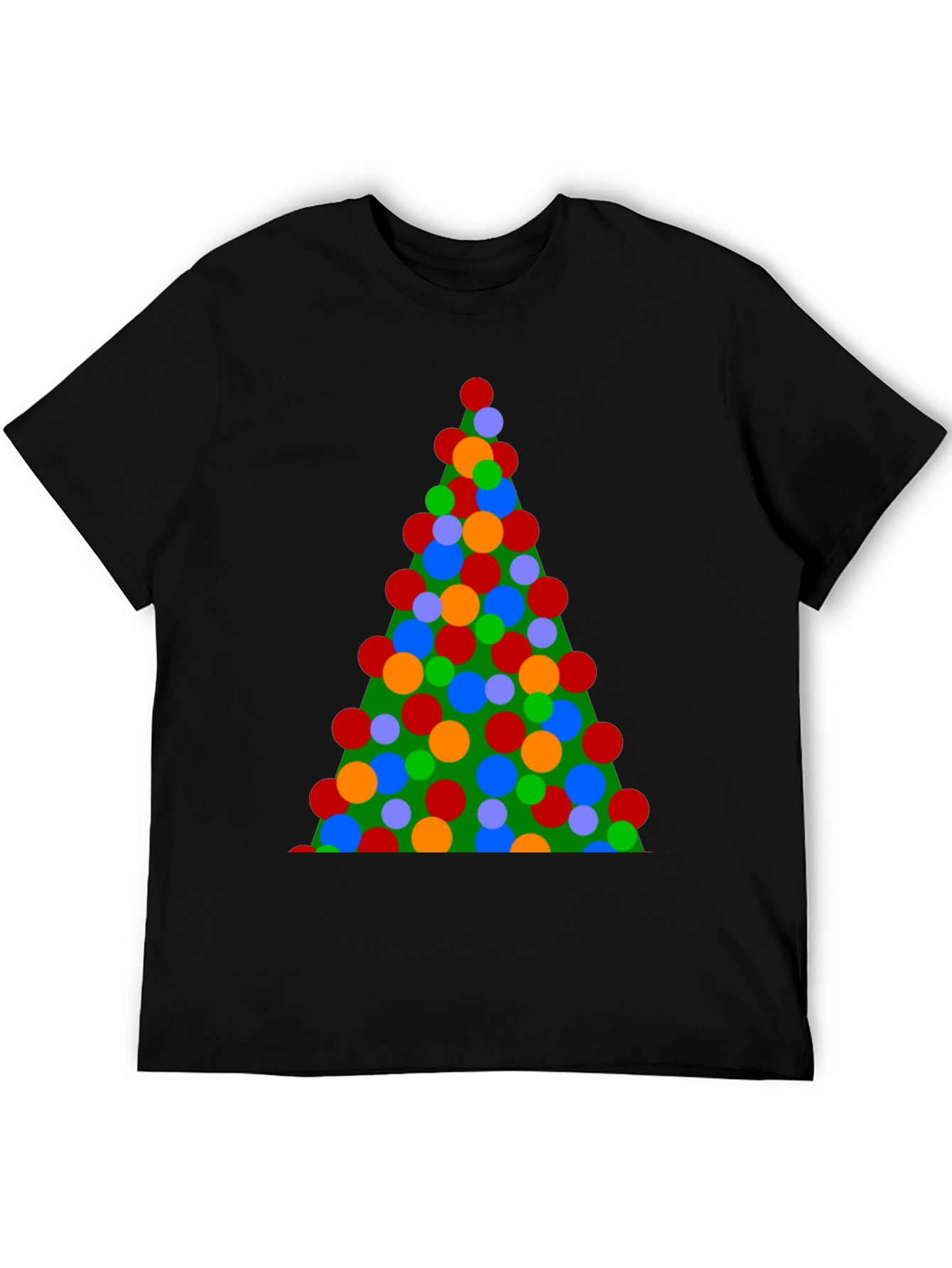 Christmas Tree Lights Graphic T-Shirt
