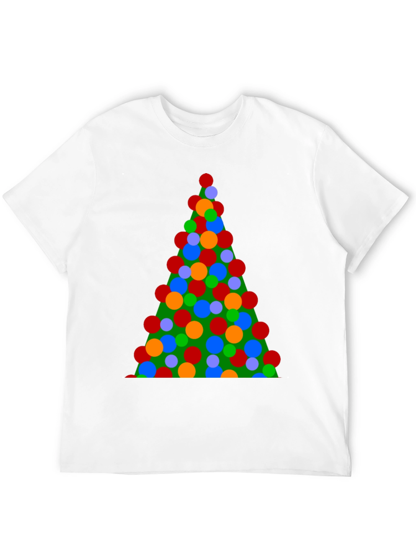 Christmas Tree Lights Graphic T-Shirt