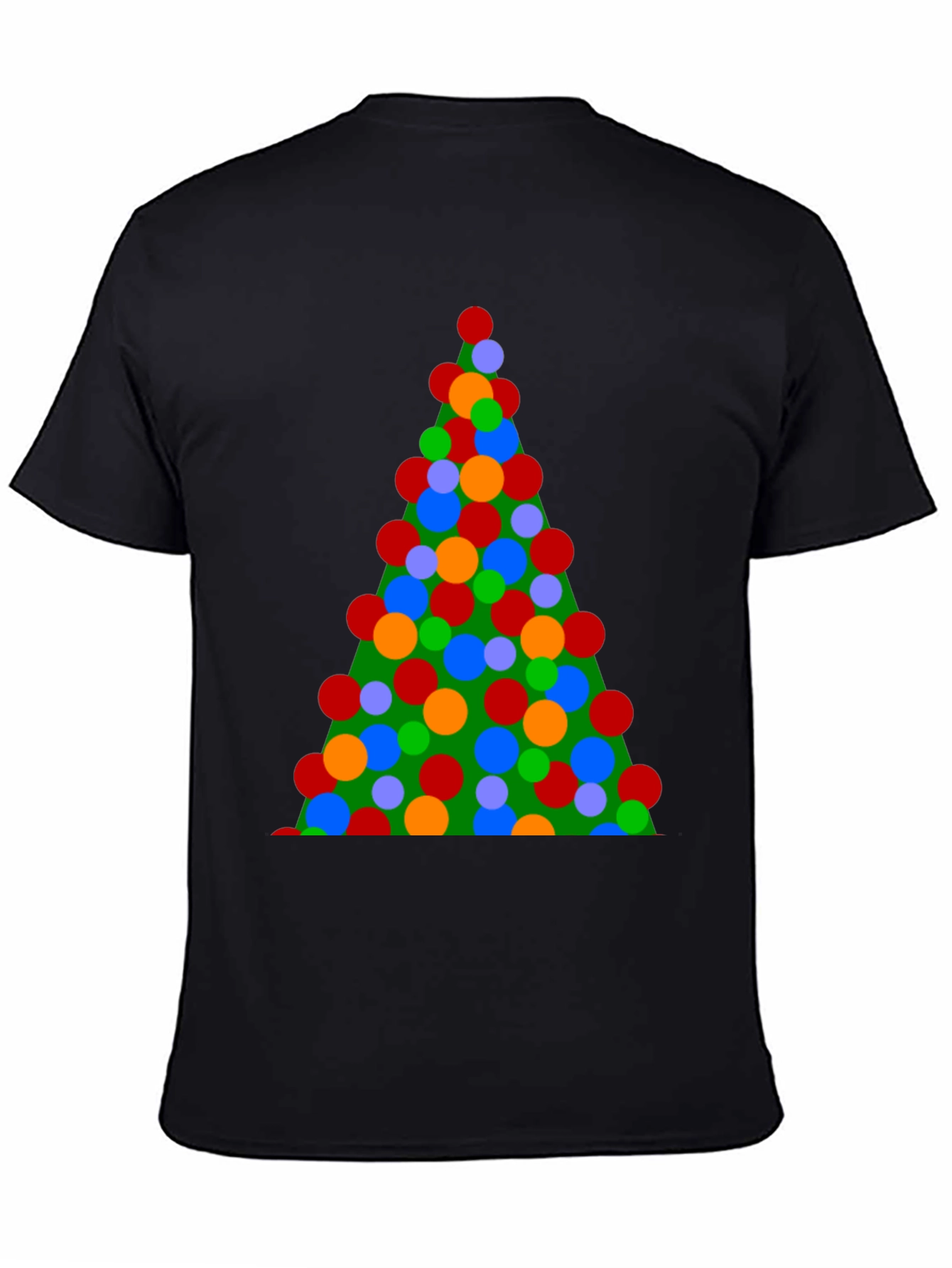 Christmas Tree Lights Graphic T-Shirt