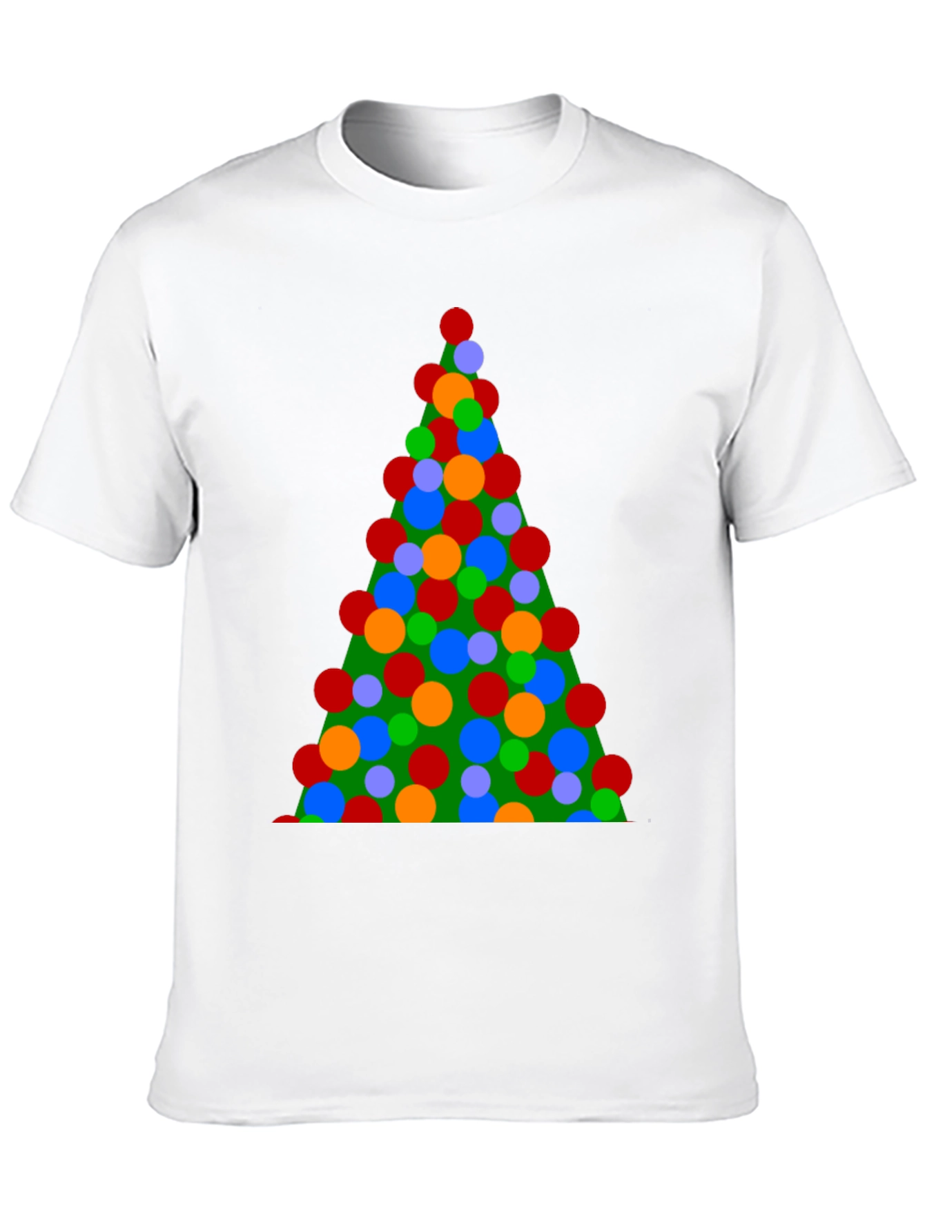 Christmas Tree Lights Graphic T-Shirt