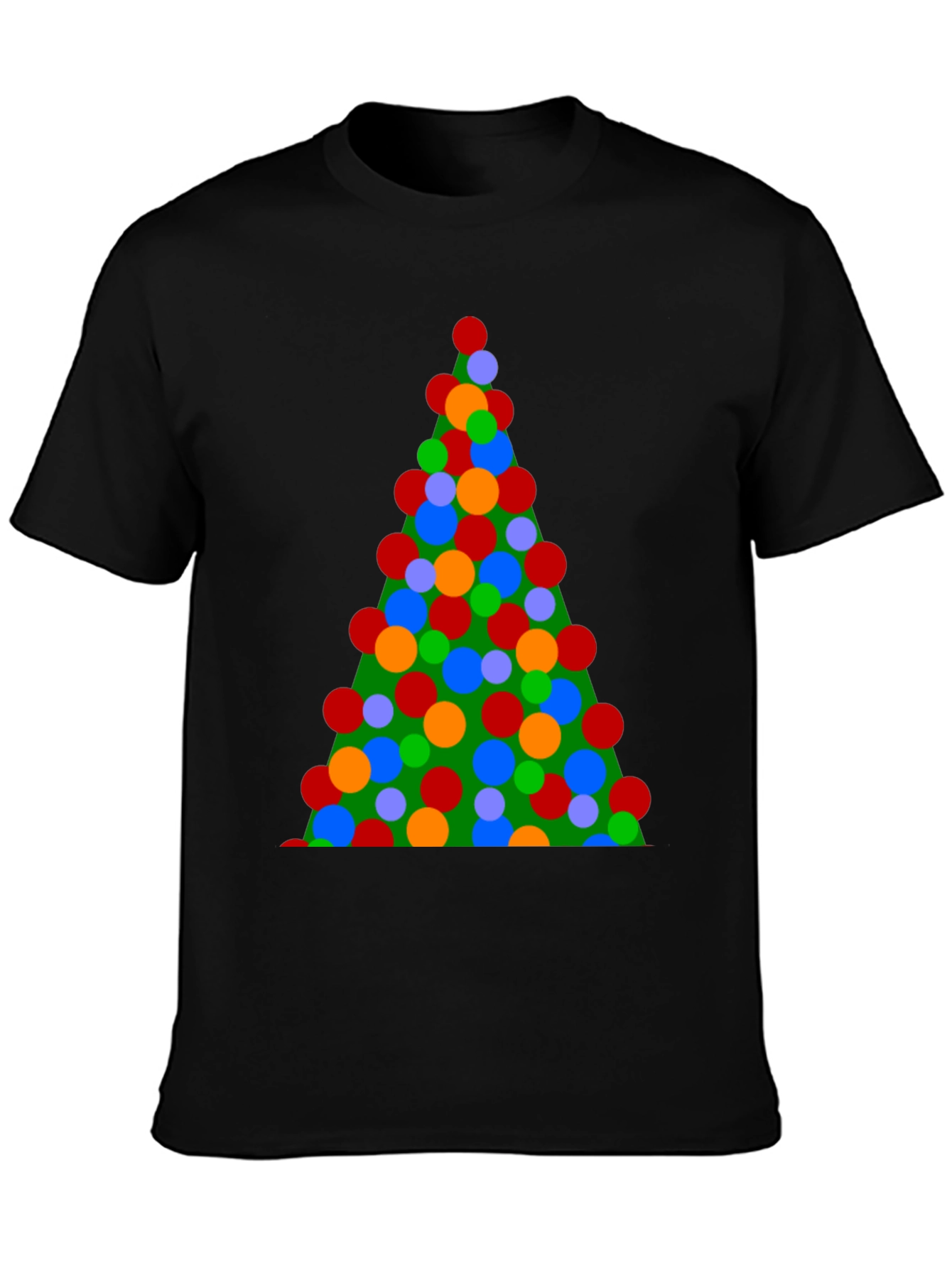 Christmas Tree Lights Graphic T-Shirt