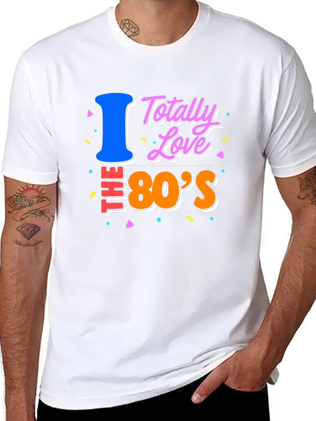 I Love the 80s Retro Graphic Tee