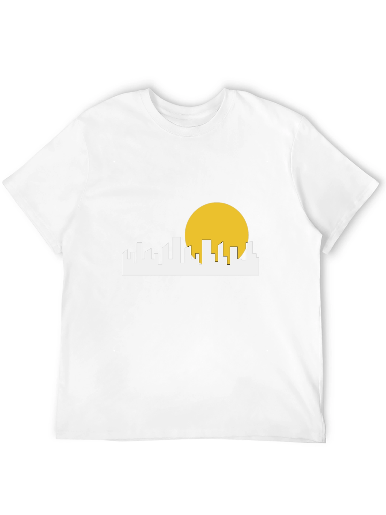 Cityscape Graphic Tee - Modern Urban Design