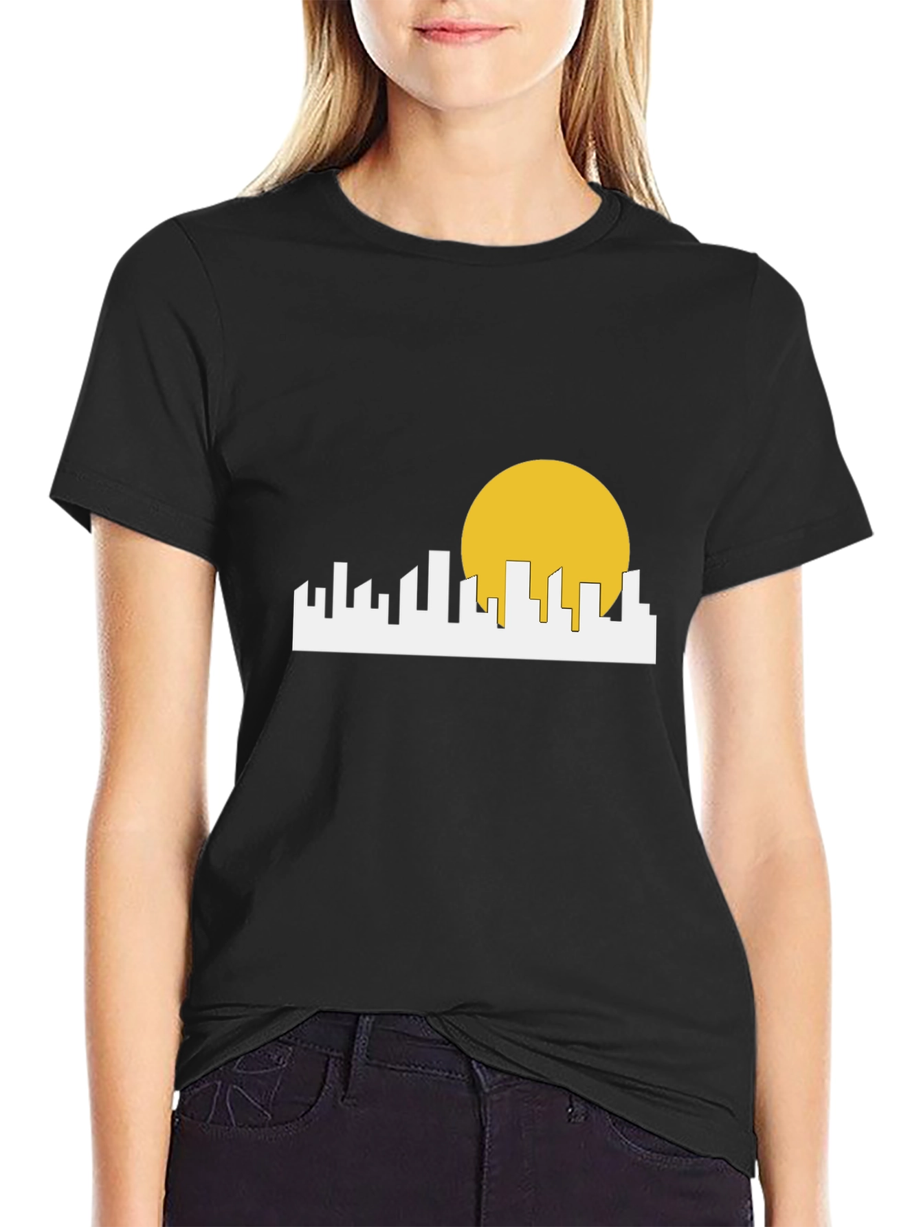 Cityscape Graphic Tee - Modern Urban Design