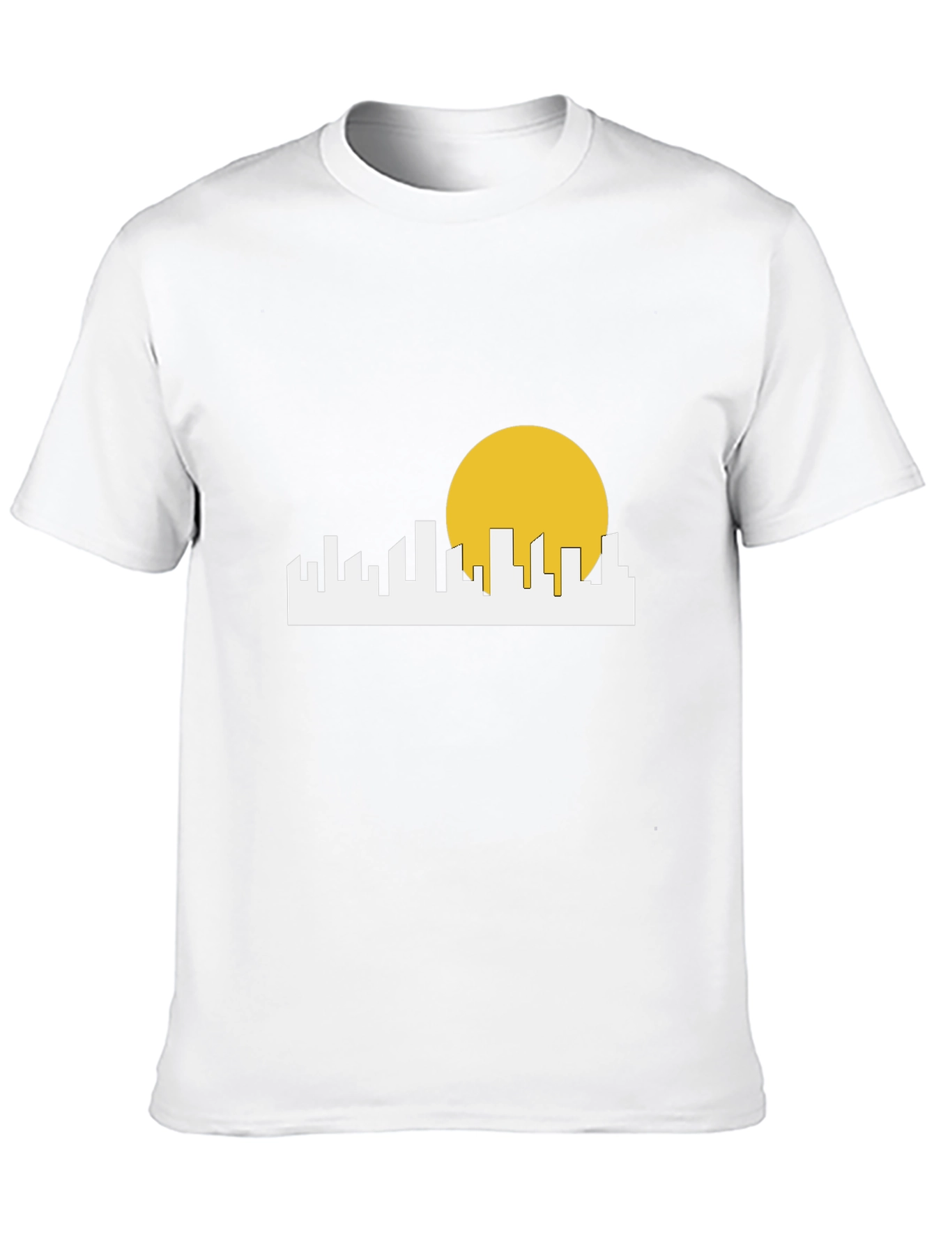 Cityscape Graphic Tee - Modern Urban Design