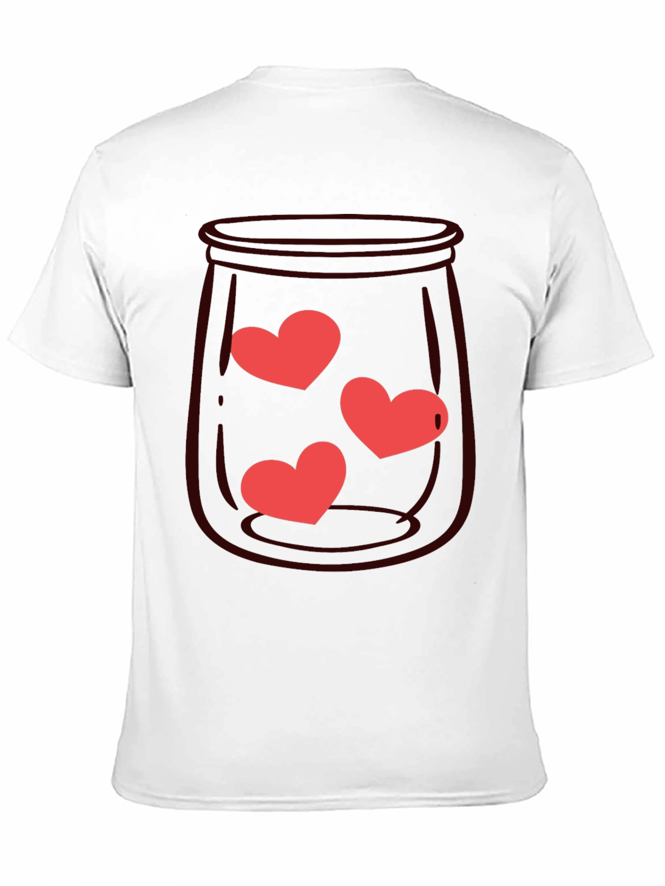 Heart Jar Graphic Tee - Black