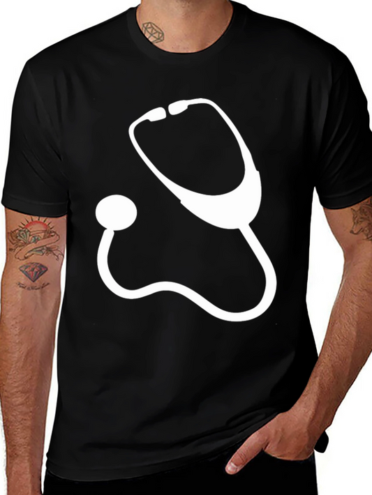 Stethoscope Graphic Tee - Medical Professional T-Shirt