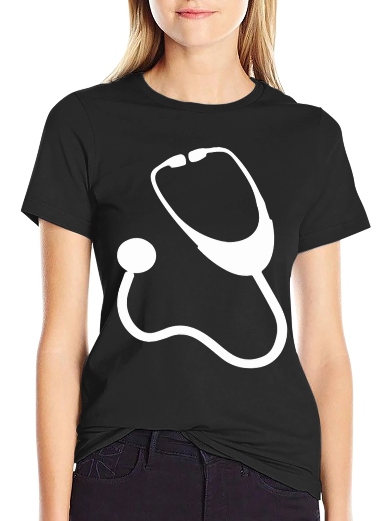 Stethoscope Graphic Tee - Medical Professional T-Shirt