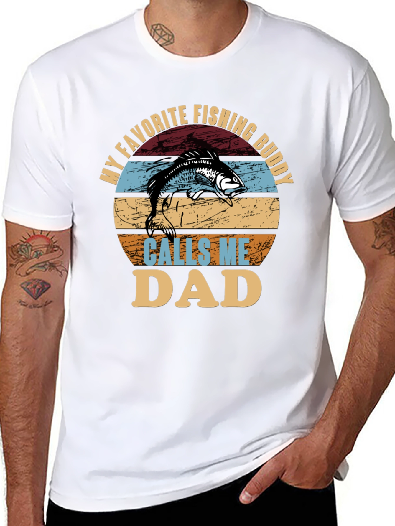 Fishing Buddy Dad T-Shirt