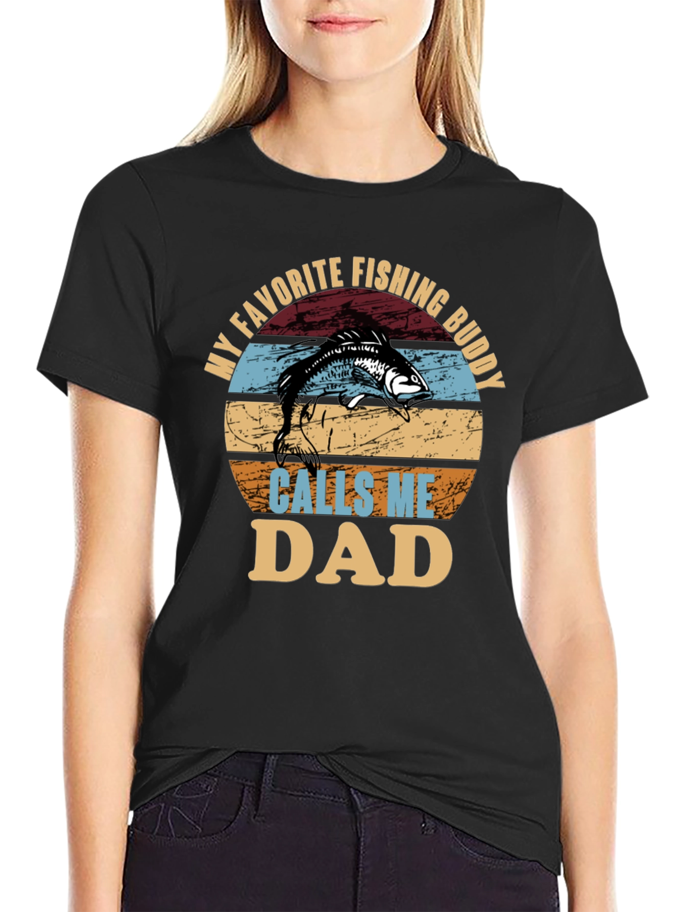 Fishing Buddy Dad T-Shirt