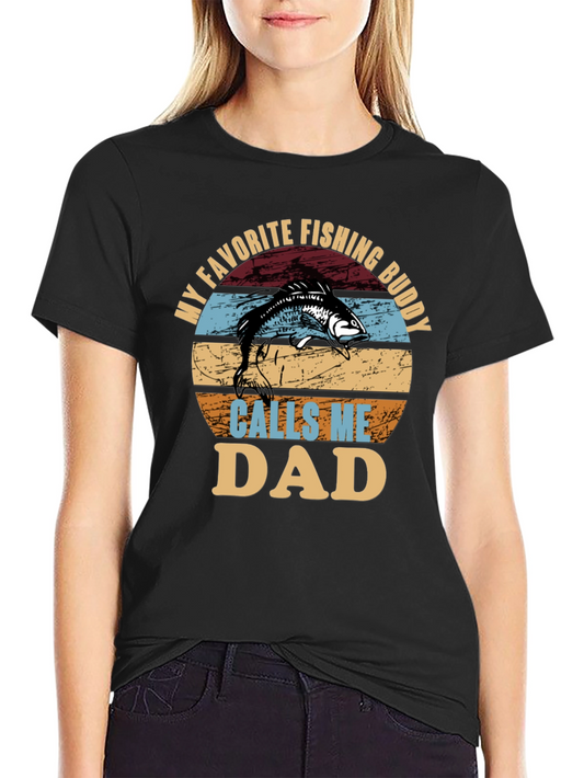Fishing Buddy Dad T-Shirt