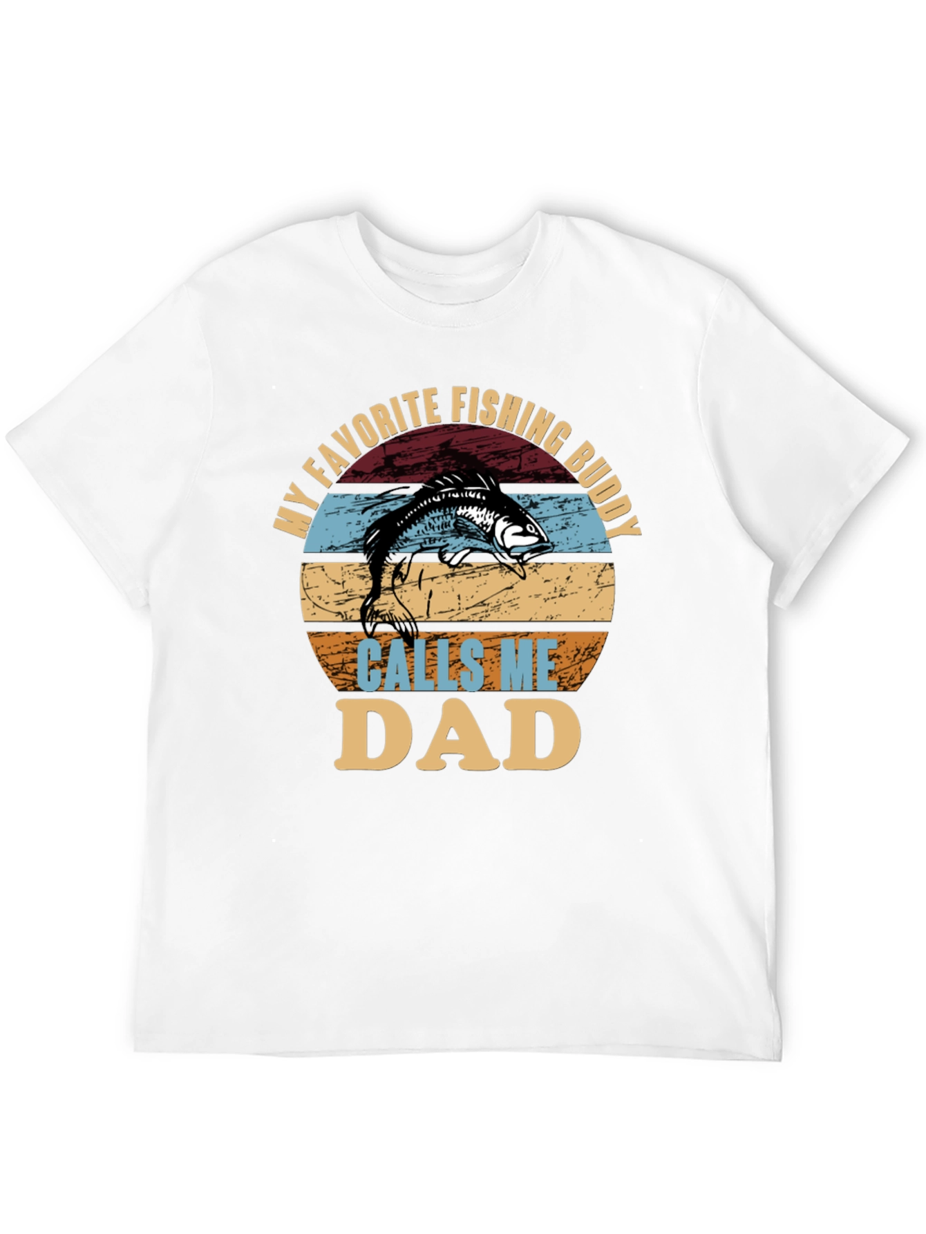 Fishing Buddy Dad T-Shirt