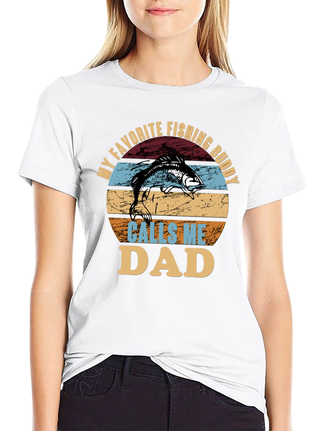 Fishing Buddy Dad T-Shirt