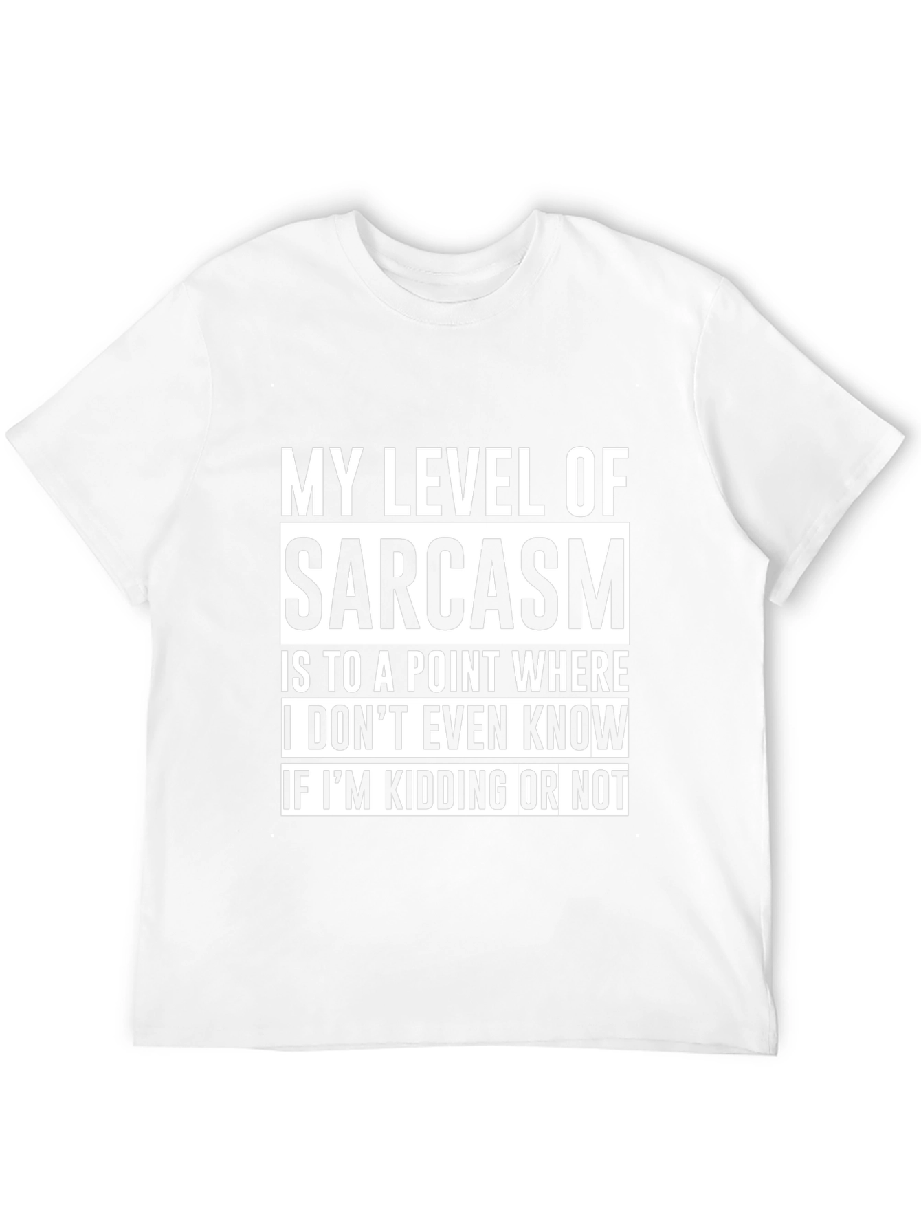 Sarcasm Level T-Shirt - Funny Graphic Tee