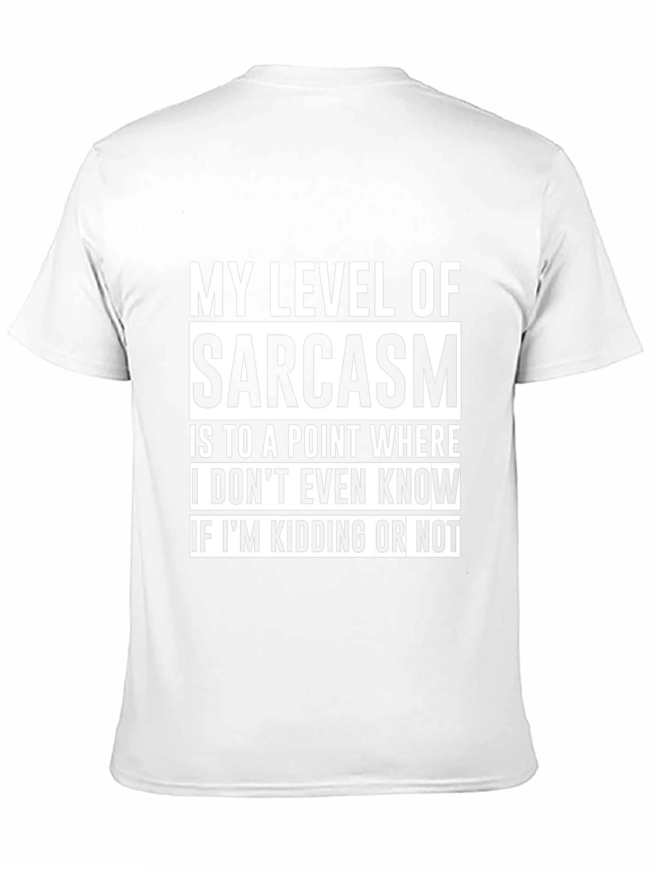 Sarcasm Level T-Shirt - Funny Graphic Tee