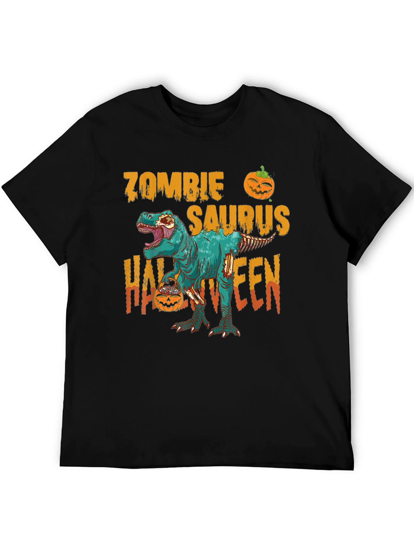 Zombie Saurus Halloween T-Shirt