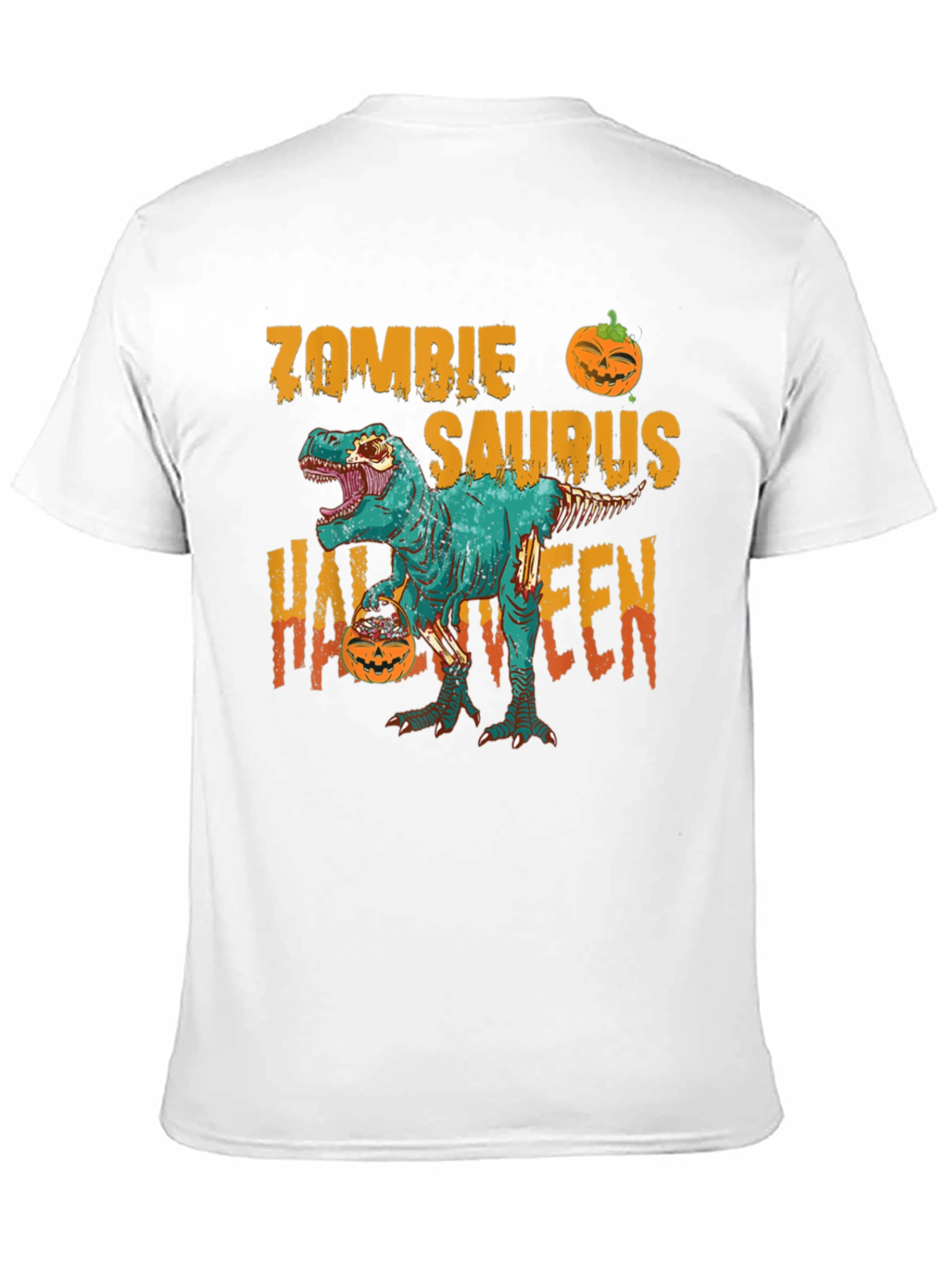 Zombie Saurus Halloween T-Shirt