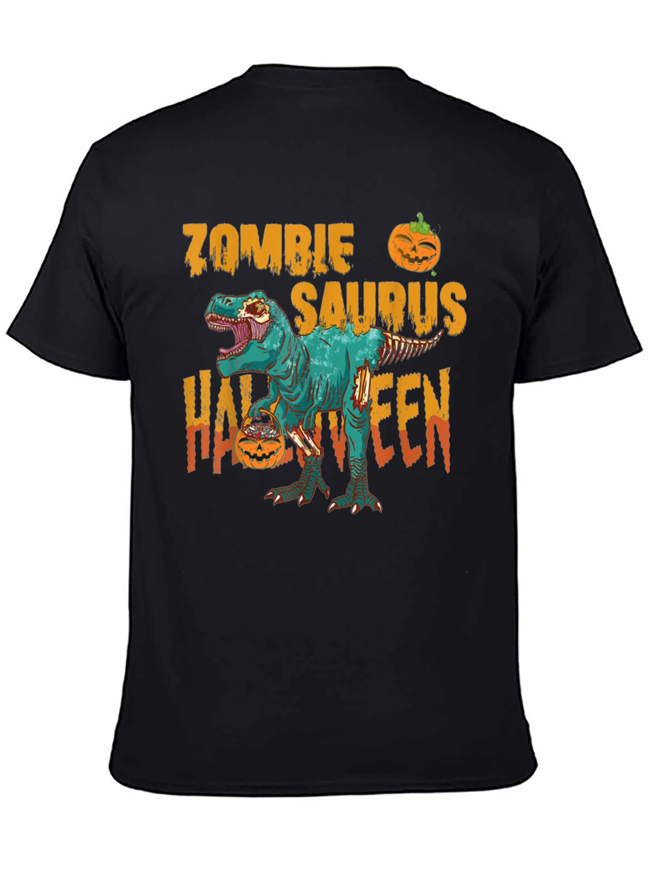 Zombie Saurus Halloween T-Shirt