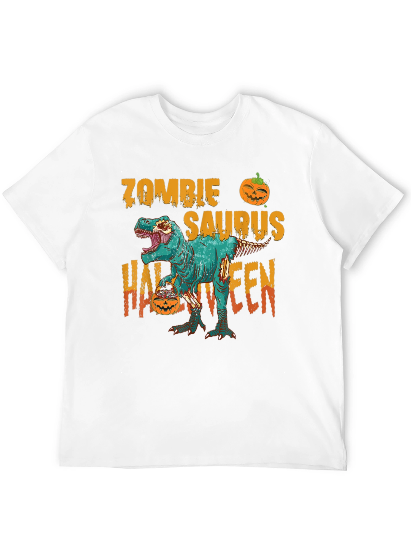 Zombie Saurus Halloween T-Shirt