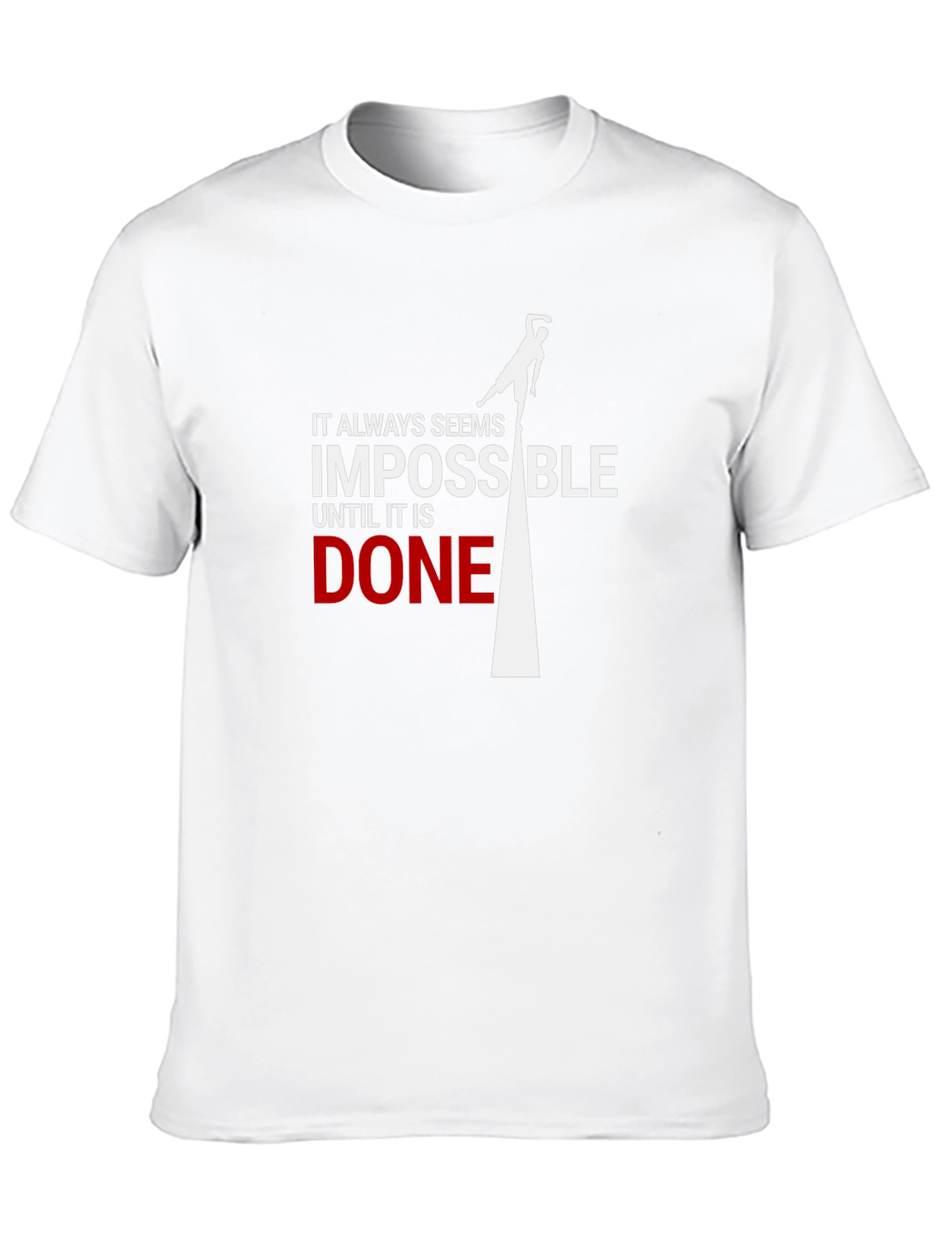 Impossible Until Done Black Graphic Tee