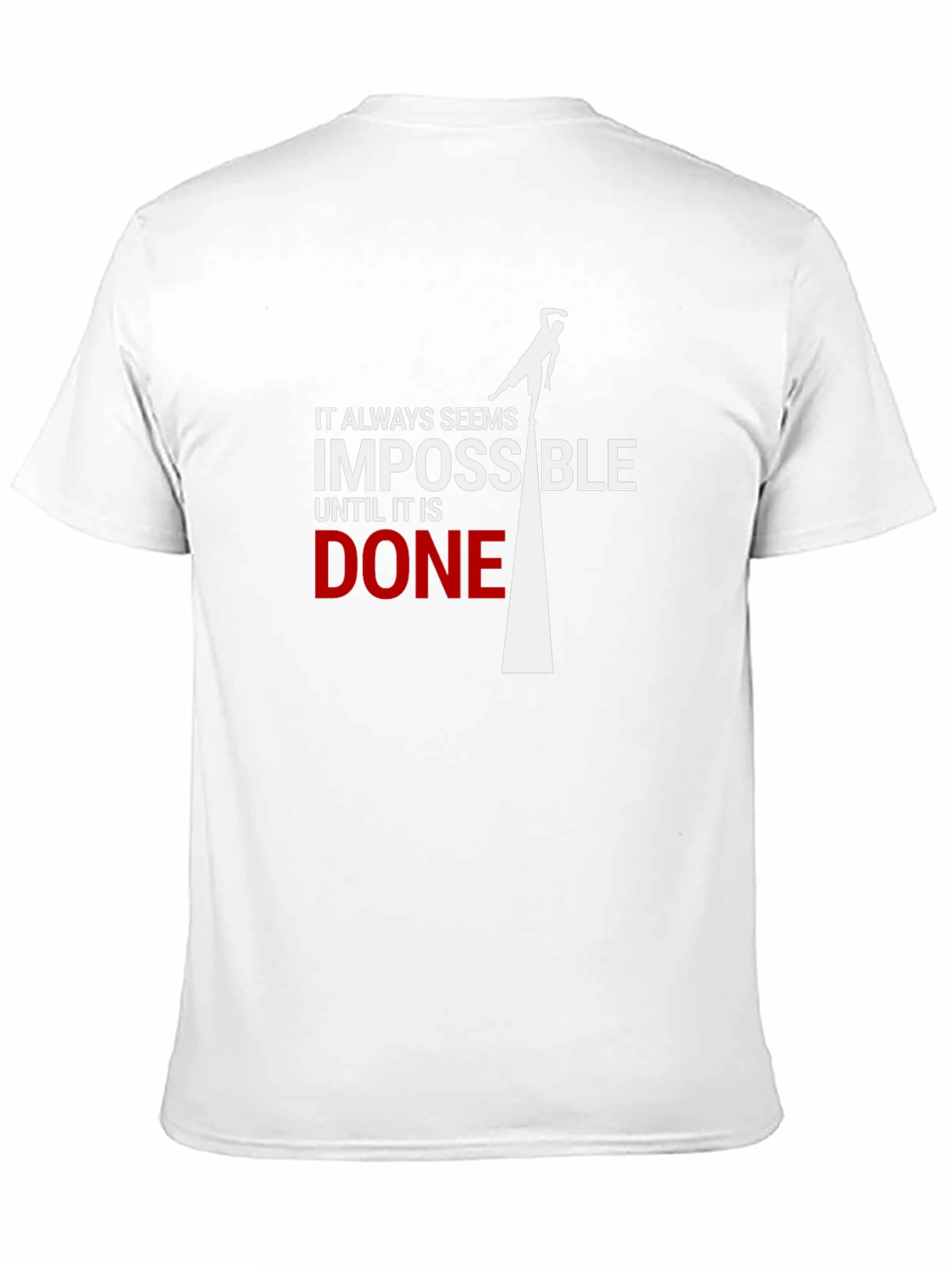 Impossible Until Done Black Graphic Tee