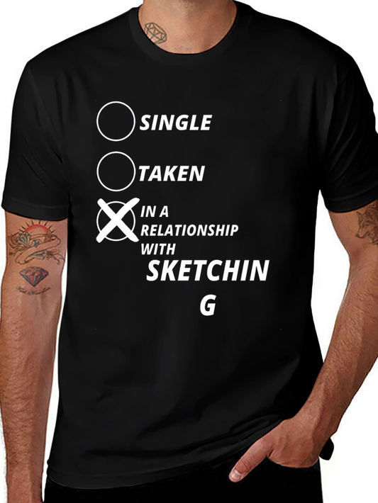 Sketching Relationship Graphic T-Shirt
