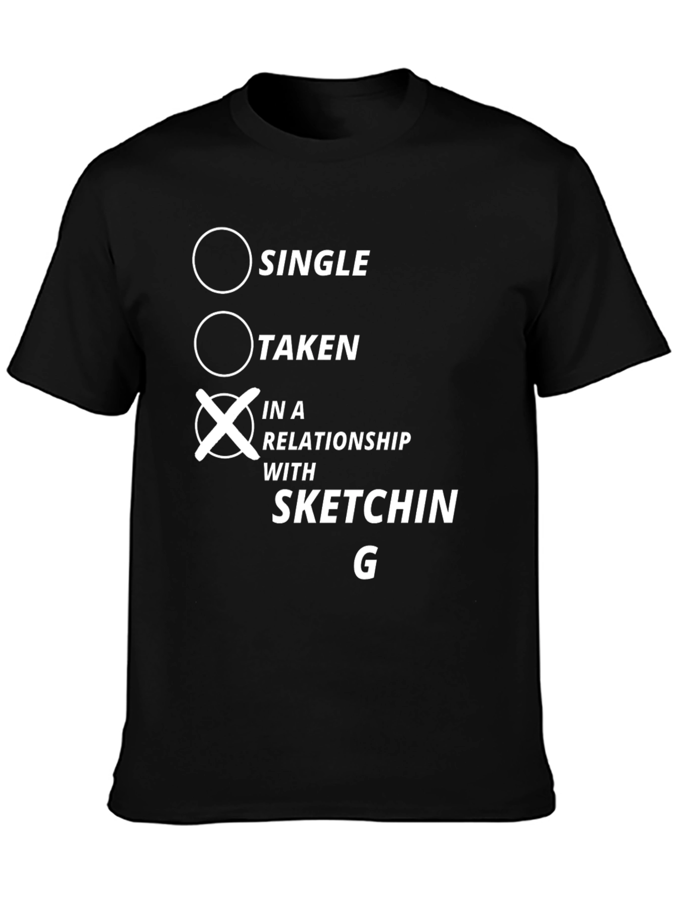 Sketching Relationship Graphic T-Shirt