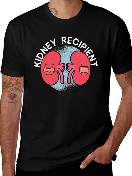 Kidney Recipient Graphic T-Shirt - Organ Donation Awareness Tee