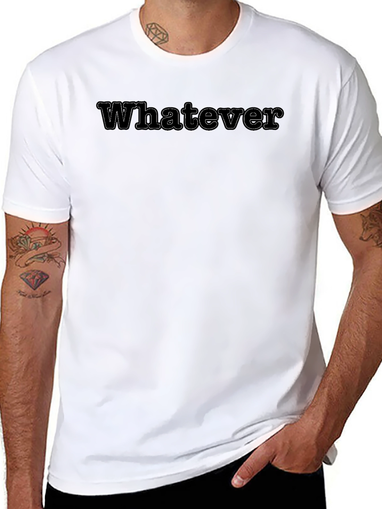 Whatever Black T-Shirt
