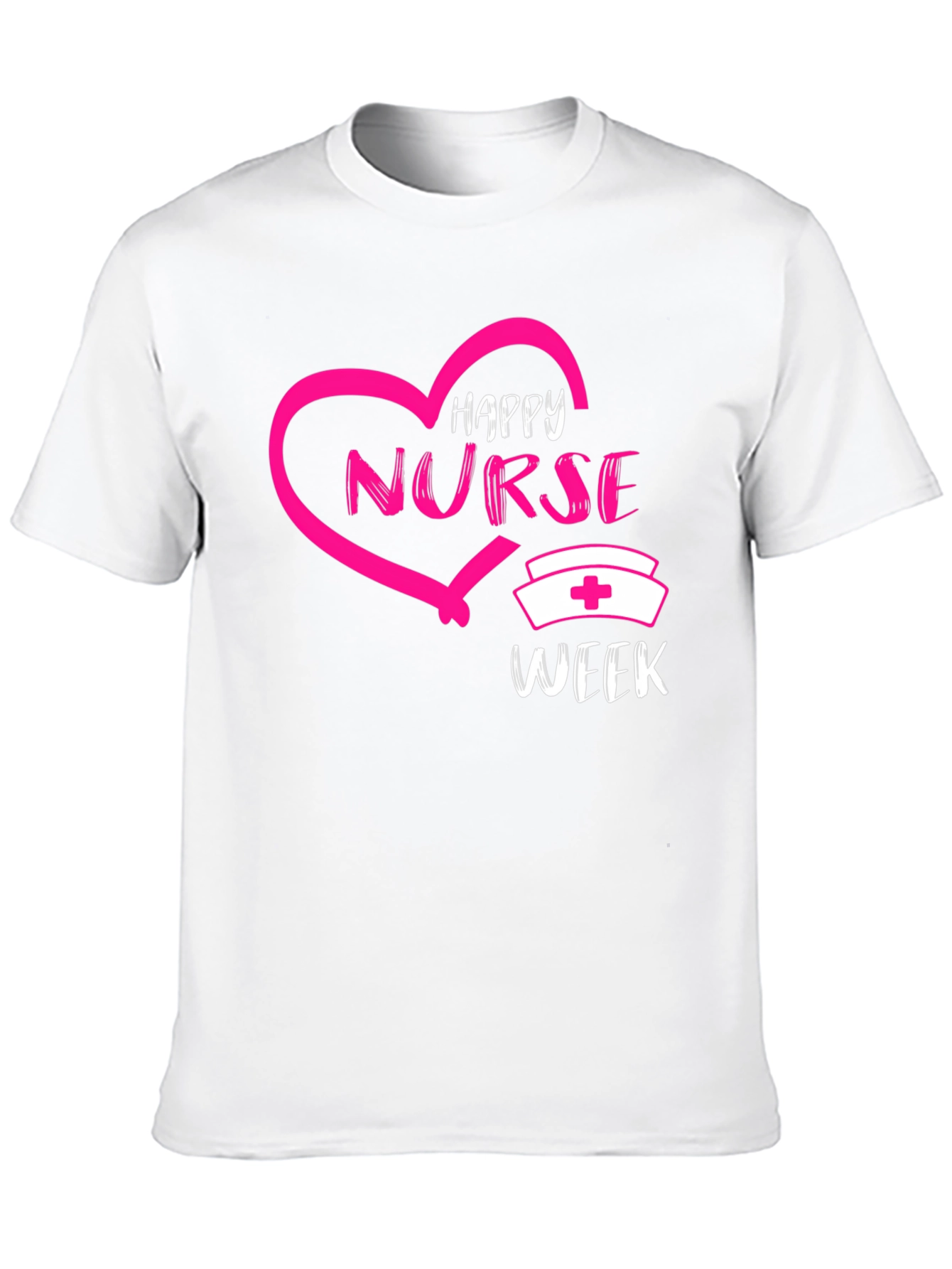Happy Nurse Week Graphic Tee - Black