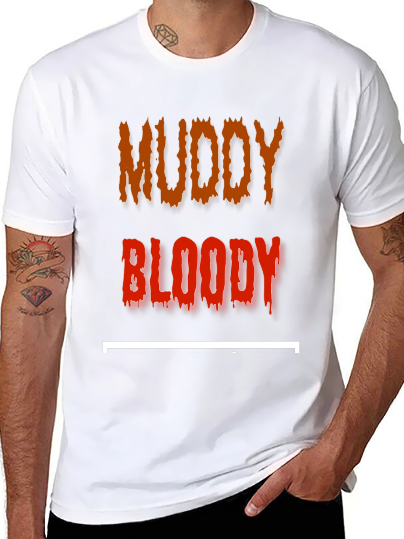 Muddy Bloody T-Shirt - Edgy Graphic Tee