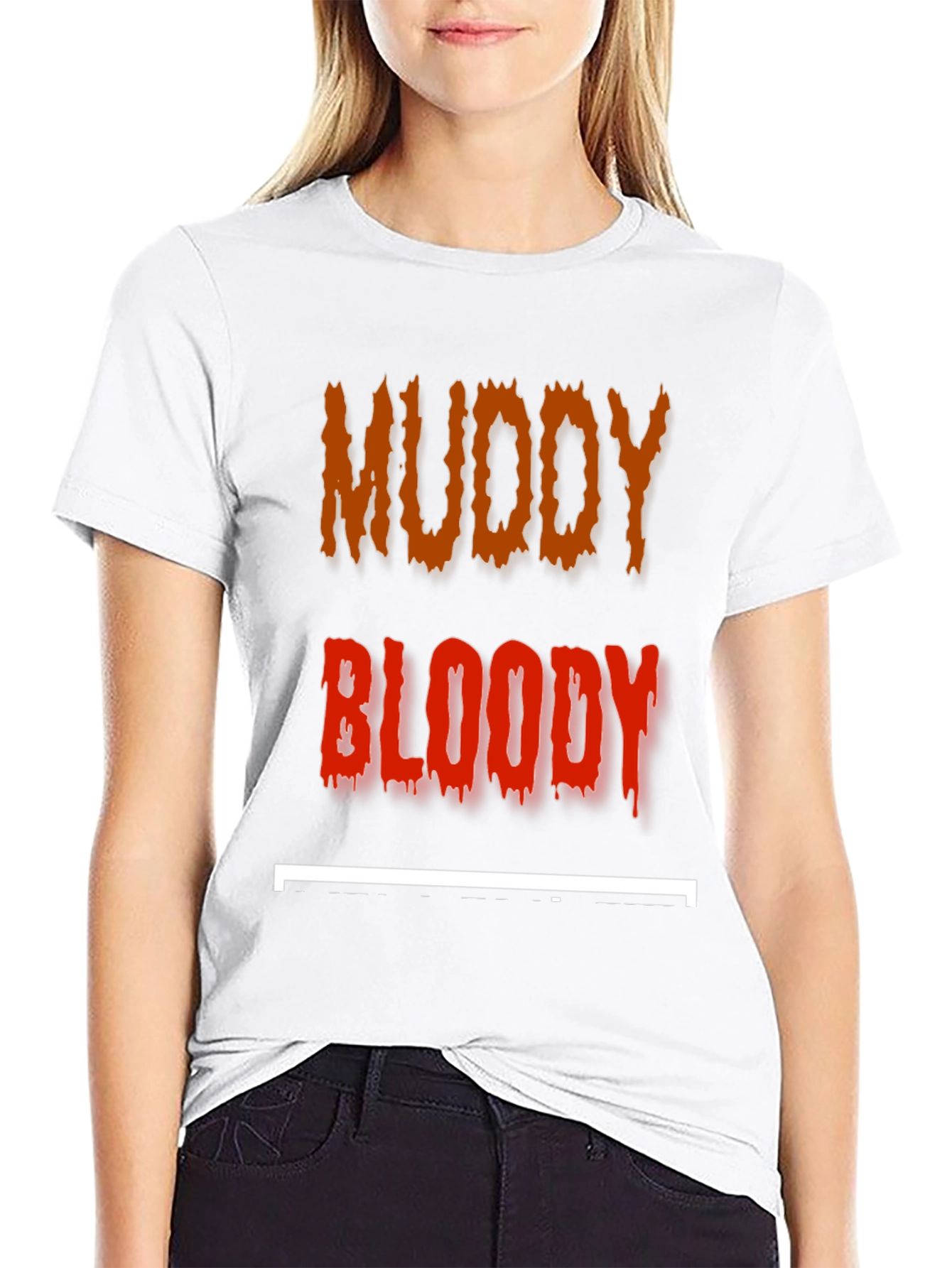 Muddy Bloody T-Shirt - Edgy Graphic Tee