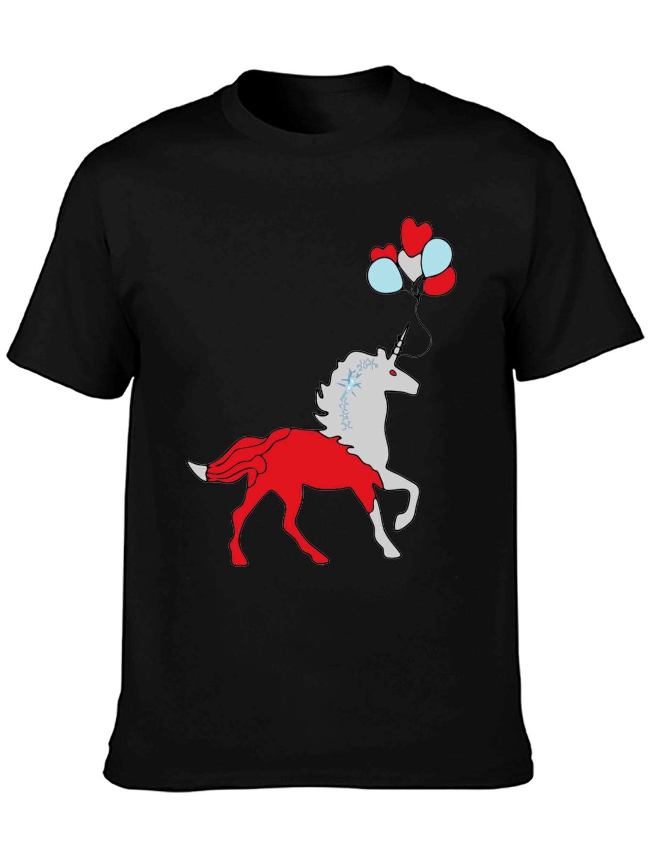 Unicorn Balloon Graphic Tee