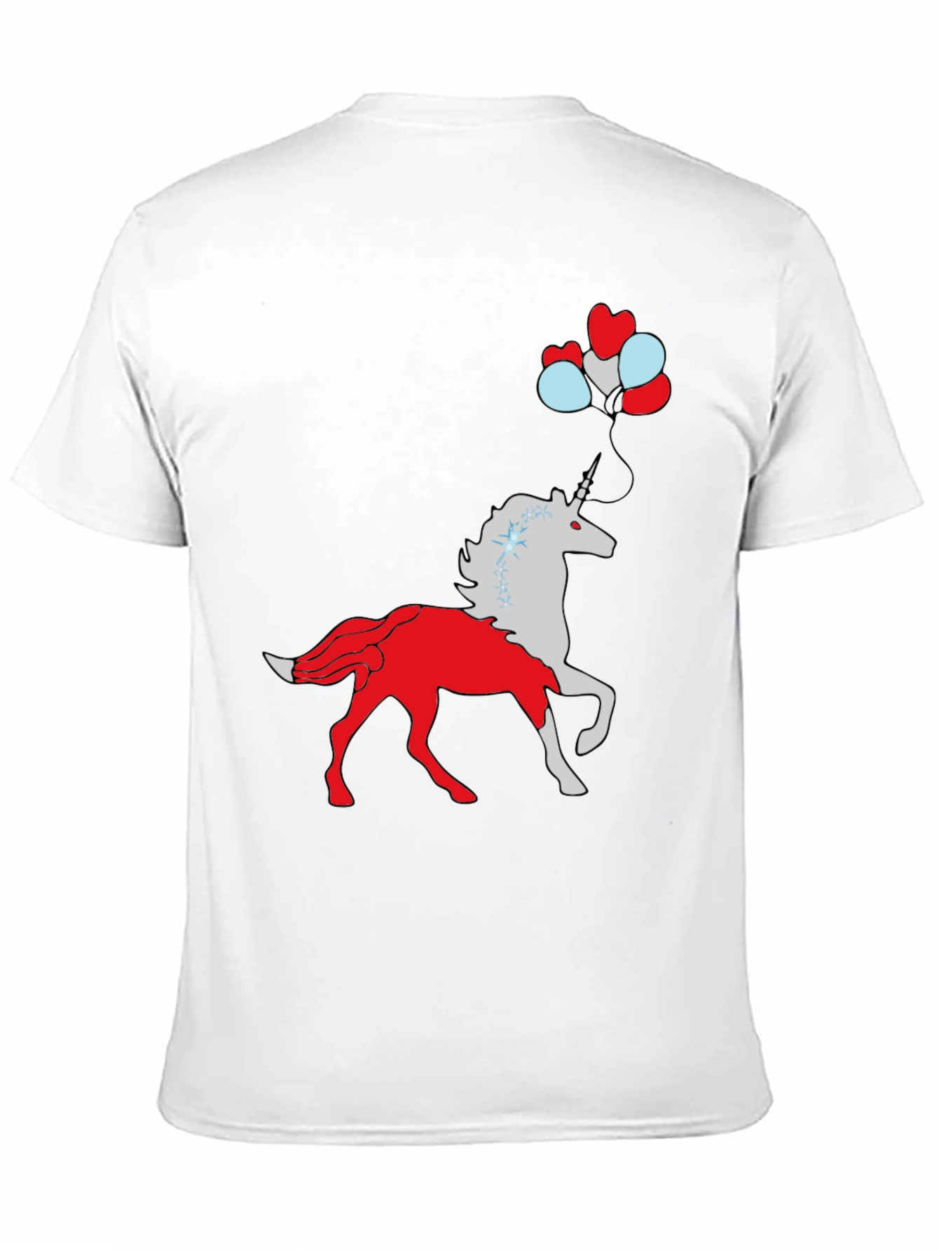 Unicorn Balloon Graphic Tee