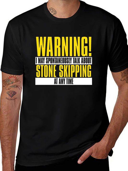 Warning! Stone Skipping T-Shirt