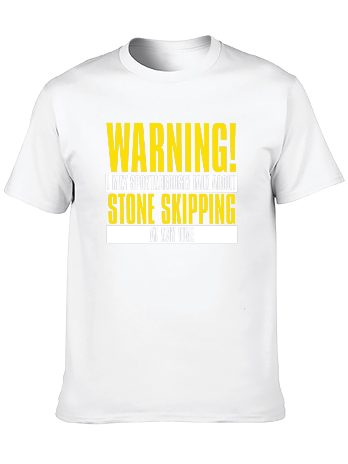 Warning! Stone Skipping T-Shirt
