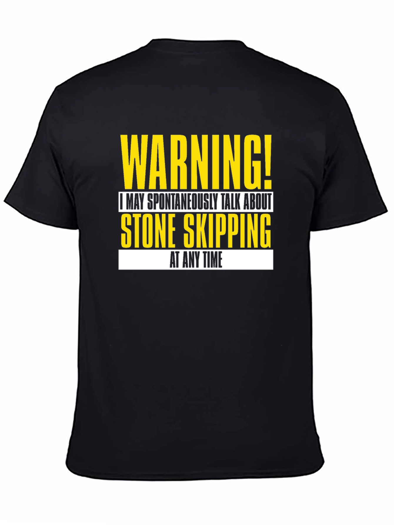 Warning! Stone Skipping T-Shirt