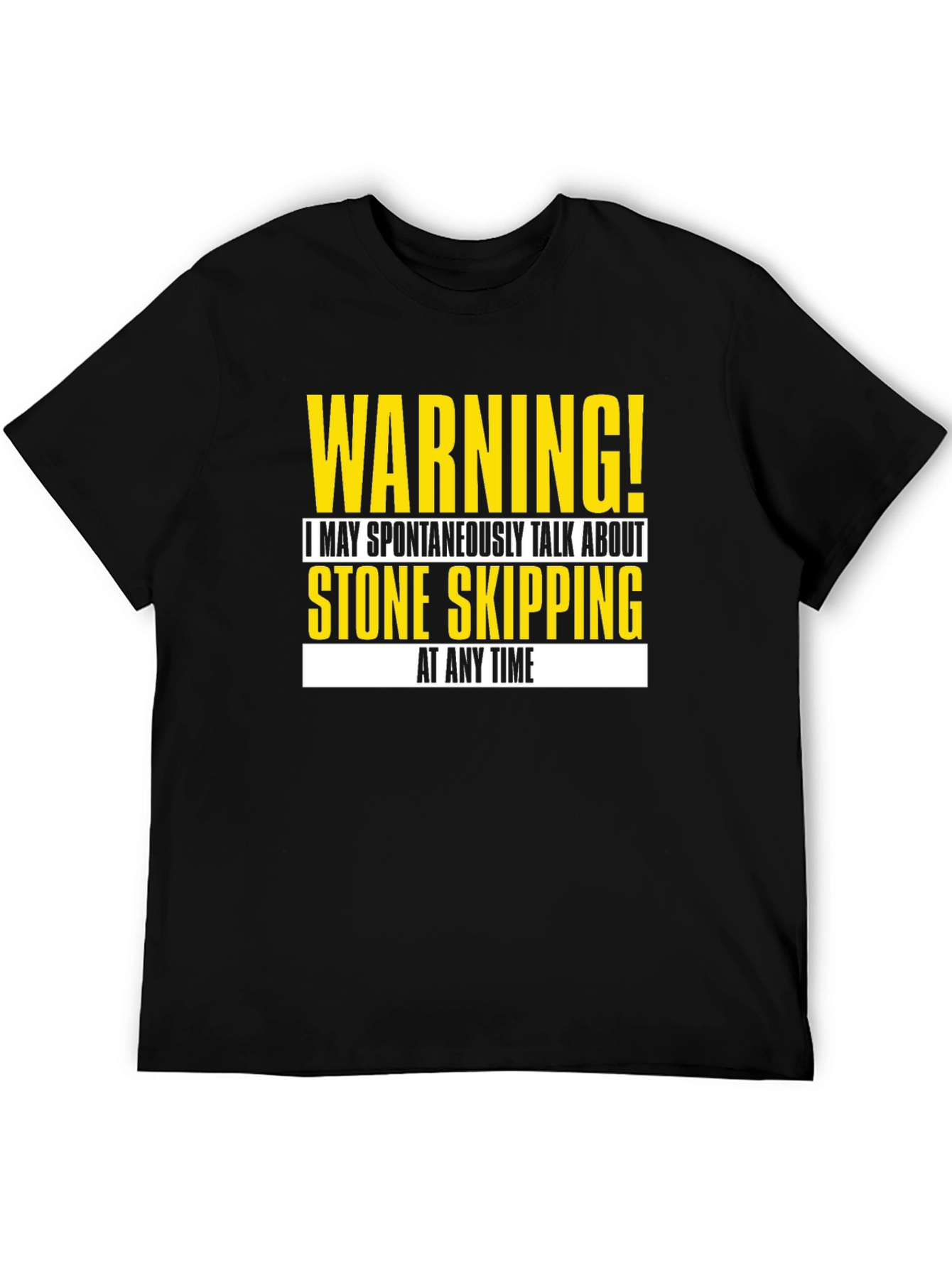 Warning! Stone Skipping T-Shirt