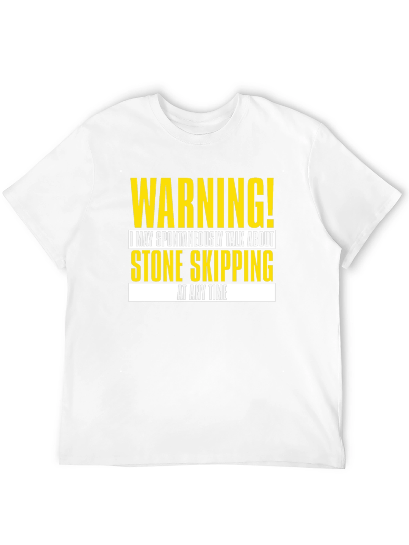 Warning! Stone Skipping T-Shirt
